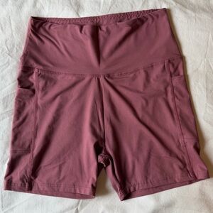 Women's Mauve Bike Shorts